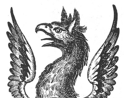 griffin's head and wings