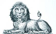 lion couchant gardant