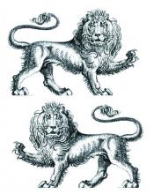 lions passant counterpassant gardant  (2)