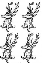 stags [hinds] heads erased (4)